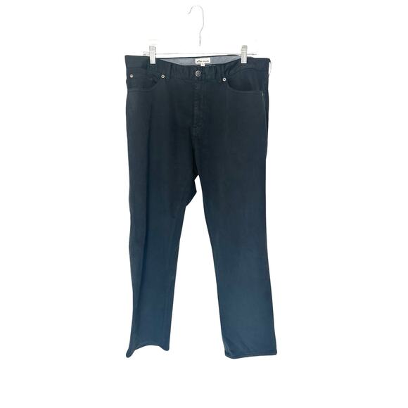 Peter Millar Mens Black Basic Ultimate Sateen 5 Pocket Straight Leg Pant Size 35 - Picture 1 of 10